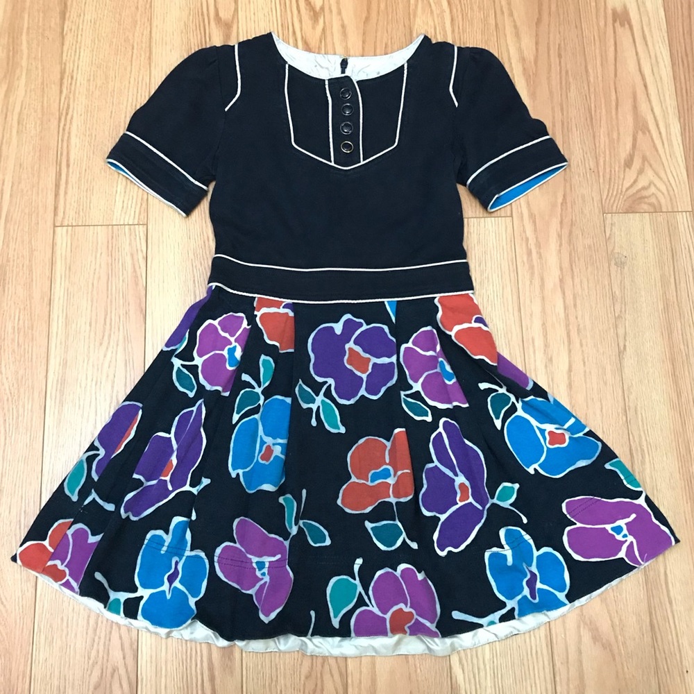 Marc by Marc Jacobs Floral Outlined Skater Dress